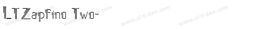 LTZapfino Two字体转换